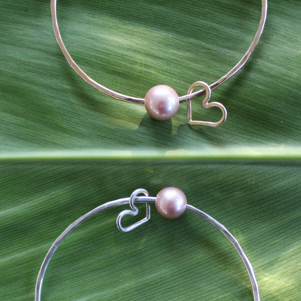 Pink Pearl Bangle